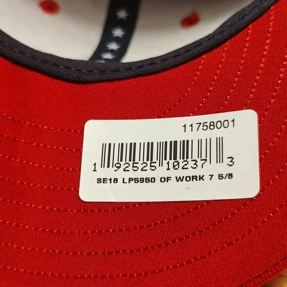 New Era ALL STAR GAME Pittsburgh Pirates Fitted 7 5/8 Red Hat - New - Picture 8 of 9